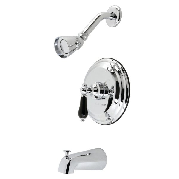 Kingston Brass KB3631PKL Tub and Shower Faucet, Polished Chrome KB3631PKL